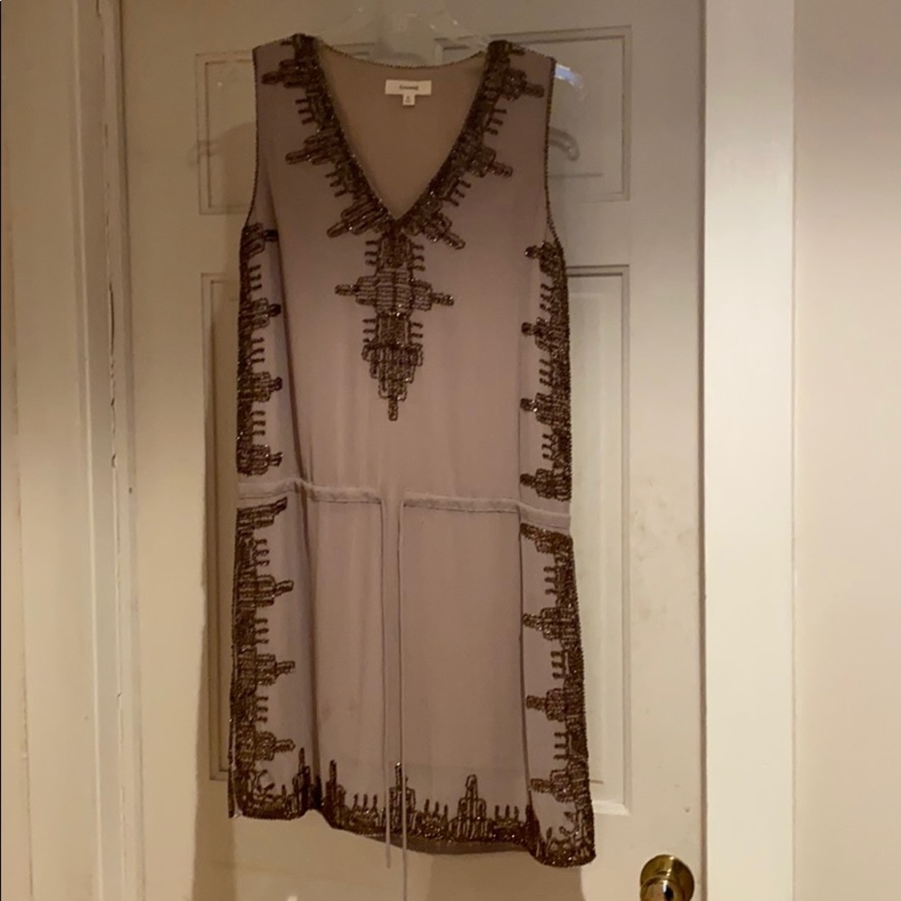 Beaded mini dress (size small)